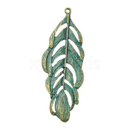 Tibetan Style Alloy Pendants PALLOY-YW0001-34-1