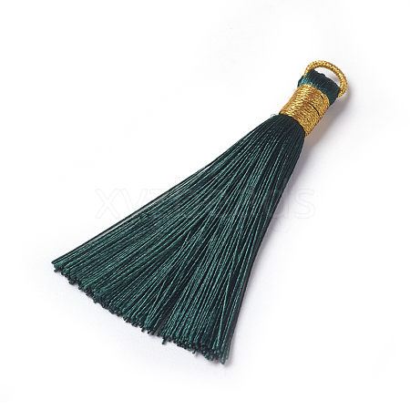 Polyester Tassel Pendants FIND-I009-D24-1