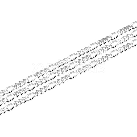925 Sterling Silver Figaro Chain STER-WH0011-03S-1