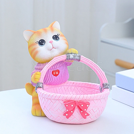 Cute Resin Cat Figurines PW-WG66233-02-1