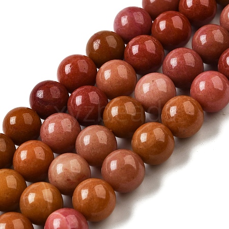 Dyed Natural Malaysia Jade Beads Strands G-G021-02C-19-1