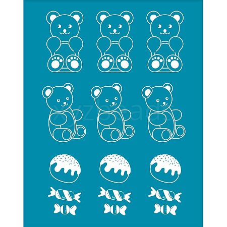 Silk Screen Printing Stencil DIY-WH0341-279-1