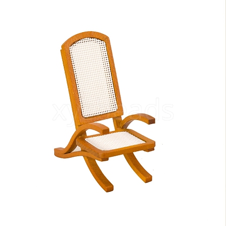 Wooden Rattan Chairs Miniature Ornaments PW-WGF3AFE-01-1