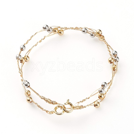 (Jewelry Parties Factory Sale)Brass Bangles Sets BJEW-JB05851-1