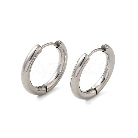 Tarnish Resistant 304 Stainless Steel Hoop Earrings EJEW-P177-P-22-1