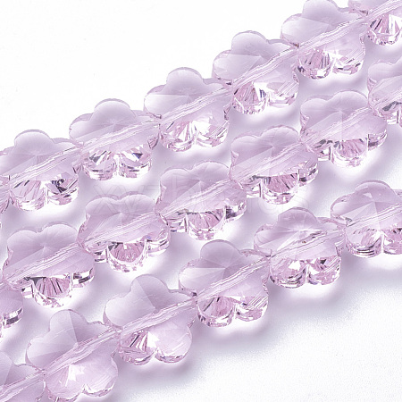 Transparent Glass Beads X-GLAA-Q066-14mm-C16-1