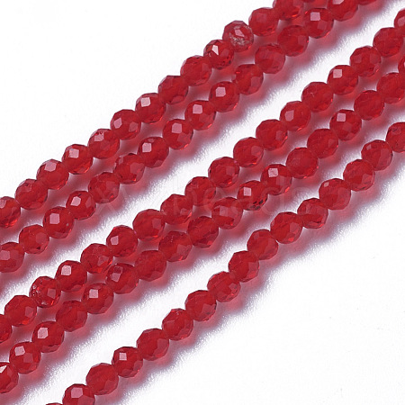 Glass Beads Strands G-F596-47D-2mm-1