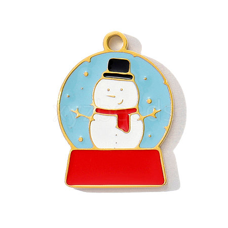 304 Stainless Steel Enamel Pendants STAS-OY001-56G-1