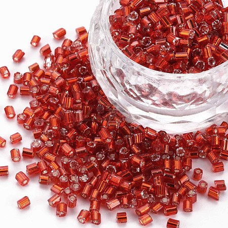 8/0 Glass Bugle Beads SEED-S032-07A-25-1