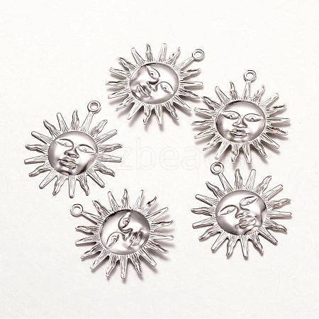 Tarnish Resistant 316 Surgical Stainless Steel Pendants STAS-K096-19P-1