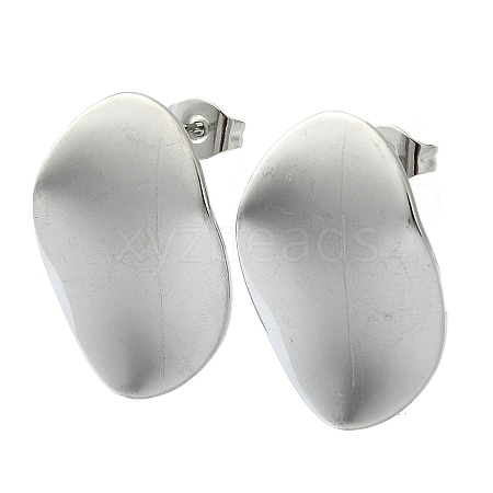 201 Stainless Steel Stud Earrings EJEW-K270-07P-1
