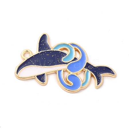 Alloy Enamel Pendants ENAM-B055-01B-1