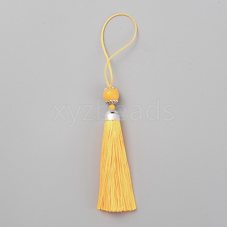 Polyester Tassel Big Pendants Decorations HJEW-TAC0019-01C-1