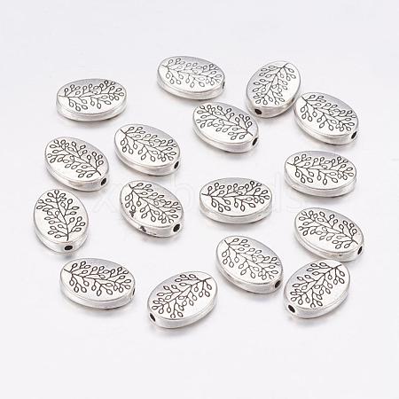 Tibetan Silver Alloy Beads X-LFH10181Y-NF-1