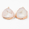 Druzy Resin Pendants RESI-R428-024I-2