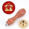 Christmas Wax Seal Stamp Set AJEW-WH0208-1310-3