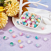 SUNNYCLUE 160Pcs 8 Colors Imitation Pearl Acrylic Beads OACR-SC0001-16-4