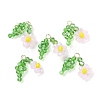 Glass Beaded Pendants GLAA-C028-07D-1