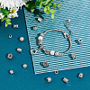  115Pcs 8 Style Tibetan Style Alloy European Beads PALLOY-NB0003-92-4