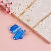 Irregular Natural Quartz Crystal Beads Pendant Necklace for Wonen NJEW-SW00009-5