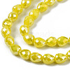 Opaque Glass Beads Strands EGLA-T008-16L-3