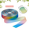 BEADTHOVEN Polyester Organza Ribbons ORIB-BT0001-02-13