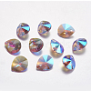 Faceted Glass Rhinestone Pendants RGLA-F053-A-371PS-1