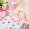 40Pcs 2 Colors Alloy Crystal Rhinestone Pendants FIND-SC0016-45-3