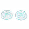 Transparent Resin Pendants RESI-N030-006A-3