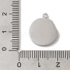 304 Stainless Steel Pendants STAS-B074-08P-11-3