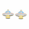 Alloy Enamel Pendants ENAM-S115-186-2