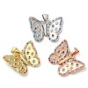 Brass Cubic Zirconia Pendants KK-K349-17-1