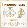 10Pcs Alloy Pendants FIND-LP0005-33-2