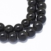 Natural Golden Sheen Obsidian Beads Strands G-L476-08-2