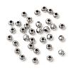 Tarnish Resistant 304 Stainless Steel Hollow Round Seamed Beads X-STAS-R032-5mm-1