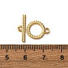 Brass Toggle Clasps KK-Z121-17G-4