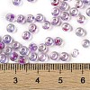 Transparent Inside Colours Glass Seed Beads SEED-A032-04T-4
