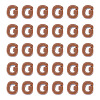 Opaque Acrylic European Beads OACR-TAC0019-006G-2