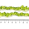 Spray Painted Transparent Glass Beads Strands X-GLAA-P060-01A-11-4