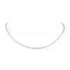 304 Stainless Steel Singapore Chain Necklaces NJEW-JN05167-02-2