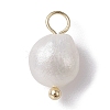 Natural Pearl Potato Charms X1-PALLOY-JF02199-03-2
