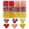 300Pcs 6 Colors Spray Painted Crackle Glass Beads CCG-SZ0001-11B-1