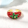 Brass Adjustable Cuff Rings RJEW-C143-01A-G-1