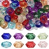 80Pcs 8 Colors Epoxy Resin European Beads RPDL-YW0001-16-1