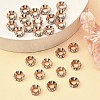 Brass Rhinestone Spacer Beads RB-A020-7mm-01RG-4