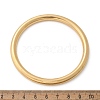 Ion Plating(IP) 304 Stainless Steel Plain Bangles for Women BJEW-S161-09G-5