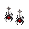 Punk Rock Black Spider Alloy Stud Earrings EO6415-1-1