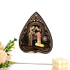 Carved Wooden Tarot Card Stand Holder PW-WGDB680-01-1