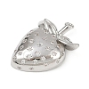 Brass Micro Pave Cubic Zirconia Pendants KK-R224-10P-2