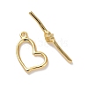 Brass Toggle Clasps KK-H496-09G-2